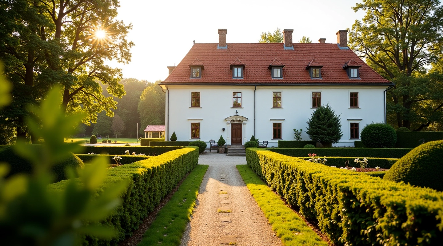 Vēsturiska muiža ar mājīgiem dārziem un koka žogiem Vidzemē